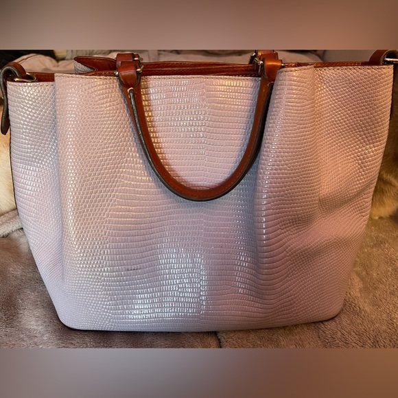 Dooney & Bourke Purple Handbag - Picture 3 of 6